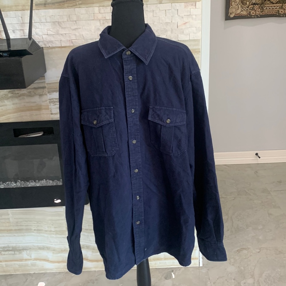 Eddie Bauer OUTDOOR OUTFITTER Long Sleeve Button Down Size XL (13M)